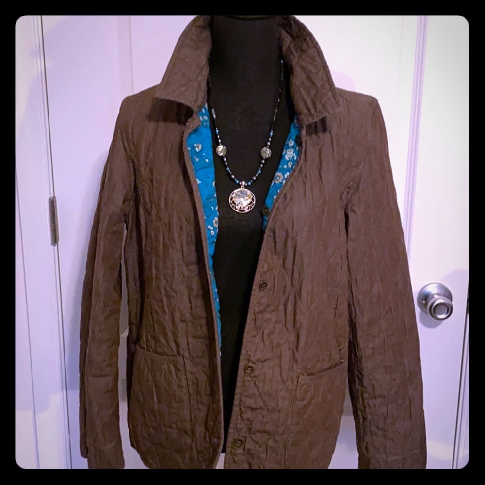 Denim & Co reversible quilted jacket